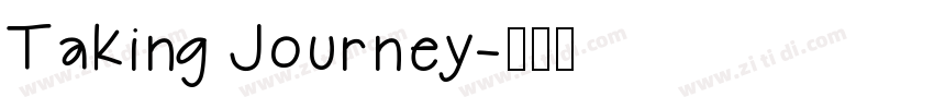 Taking Journey字体转换